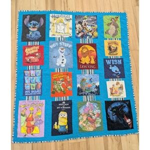 Character T-shirt Quilt (Handmade)